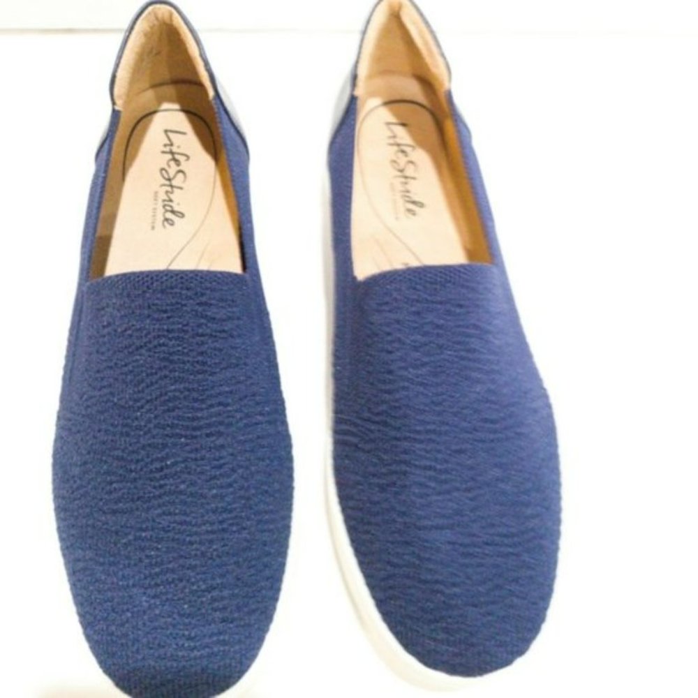 Life Stride Elektra Slip-ons Navy-8 - Picture 8 of 8